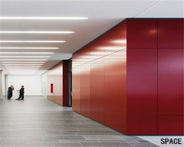 江门挂板隔断墙，金属挂板隔断